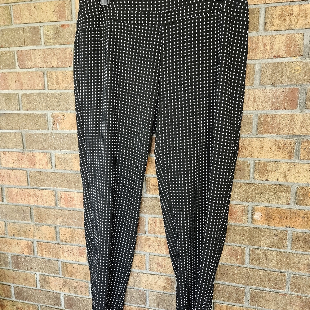 Investment Black (white dots) pants